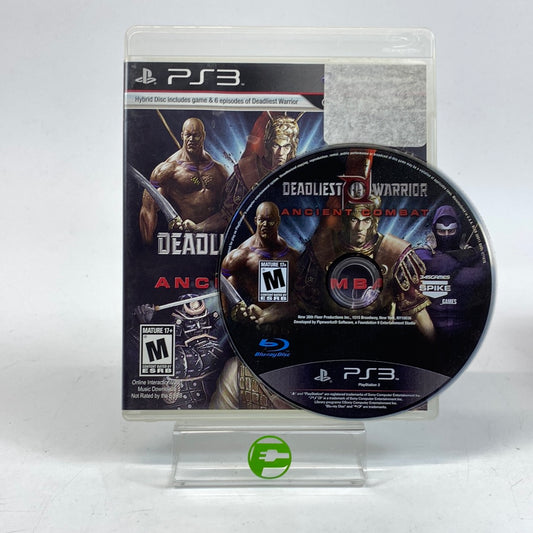 Deadliest Warrior (Sony PlayStation 3 PS3, 2012)