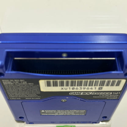 Nintendo Game Boy Advance SP Handheld Game Console Only AGS-001 Cobalt Blue