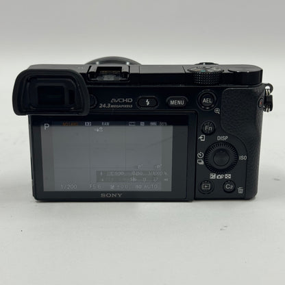Sony Alpha 6000 24.3MP Compact Mirrorless Digital Camera