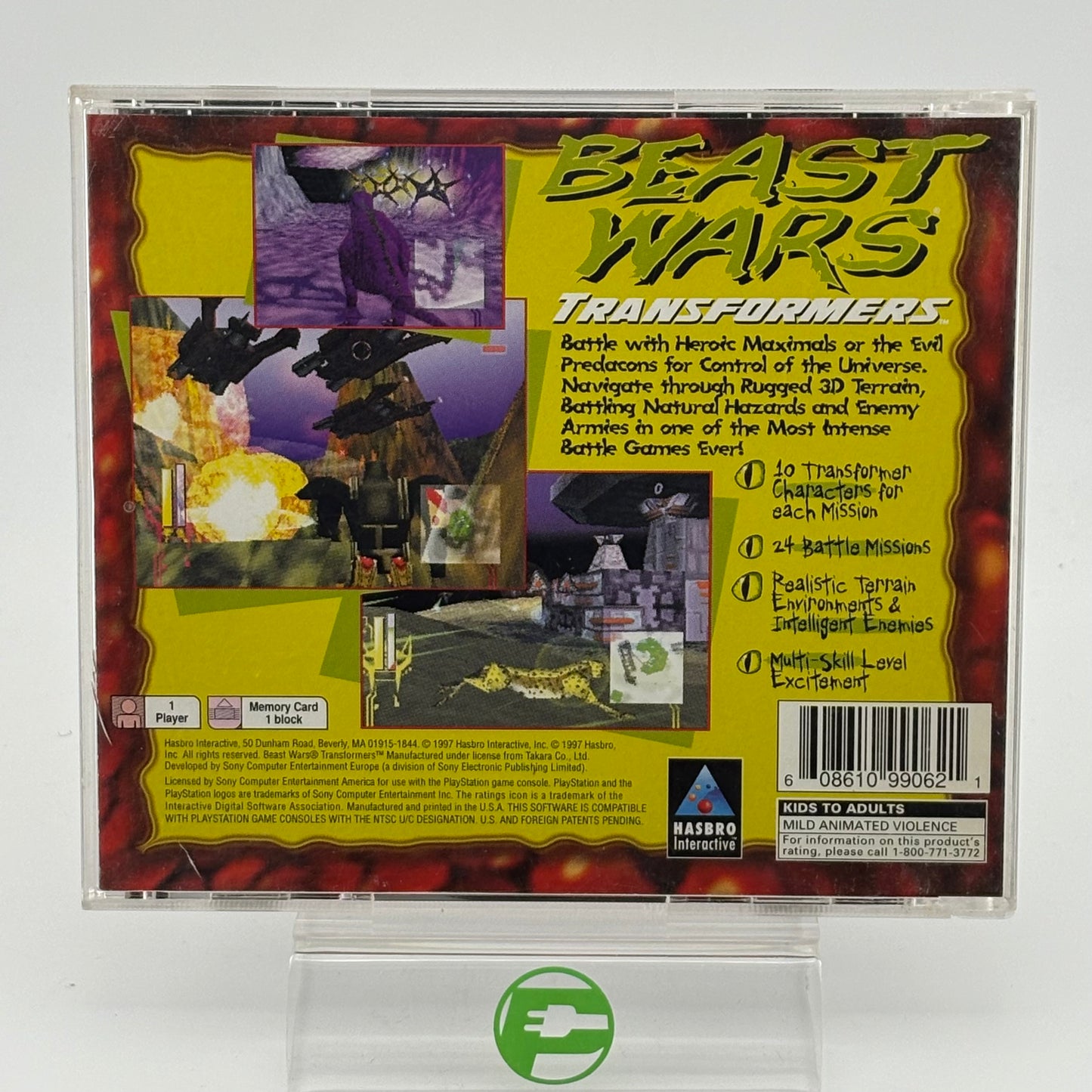 Beast Wars Transformers (Sony PlayStation 1 PS1, 1997)