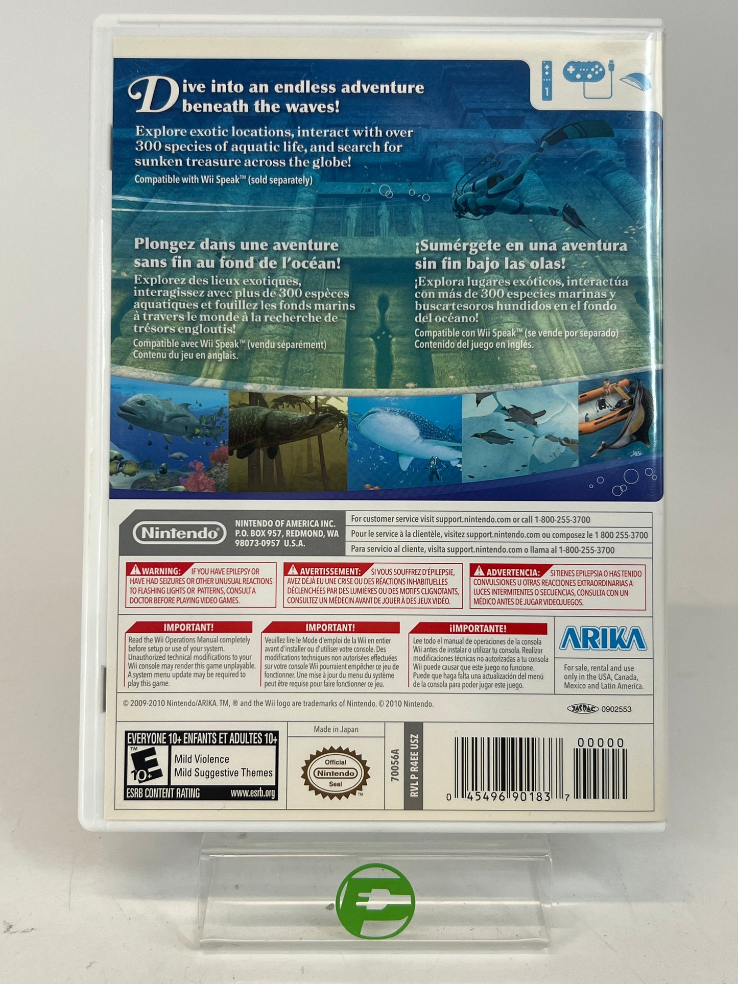 Endless Ocean: Blue World (Nintendo Wii, 2010)