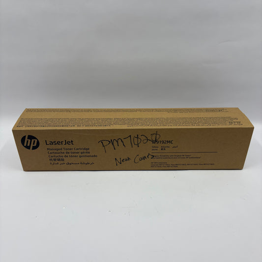 New HP W9192MC Yellow Toner Cartridge