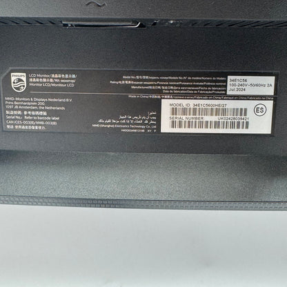 Philips 34.1" 34E1C5600 QHD LCD VA Curved Monitor