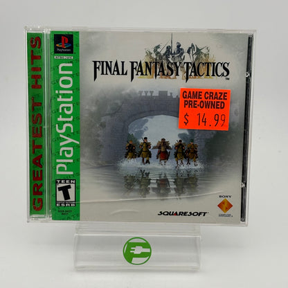 Final Fantasy Tactics (Sony PlayStation 1 PS1, 1998)
