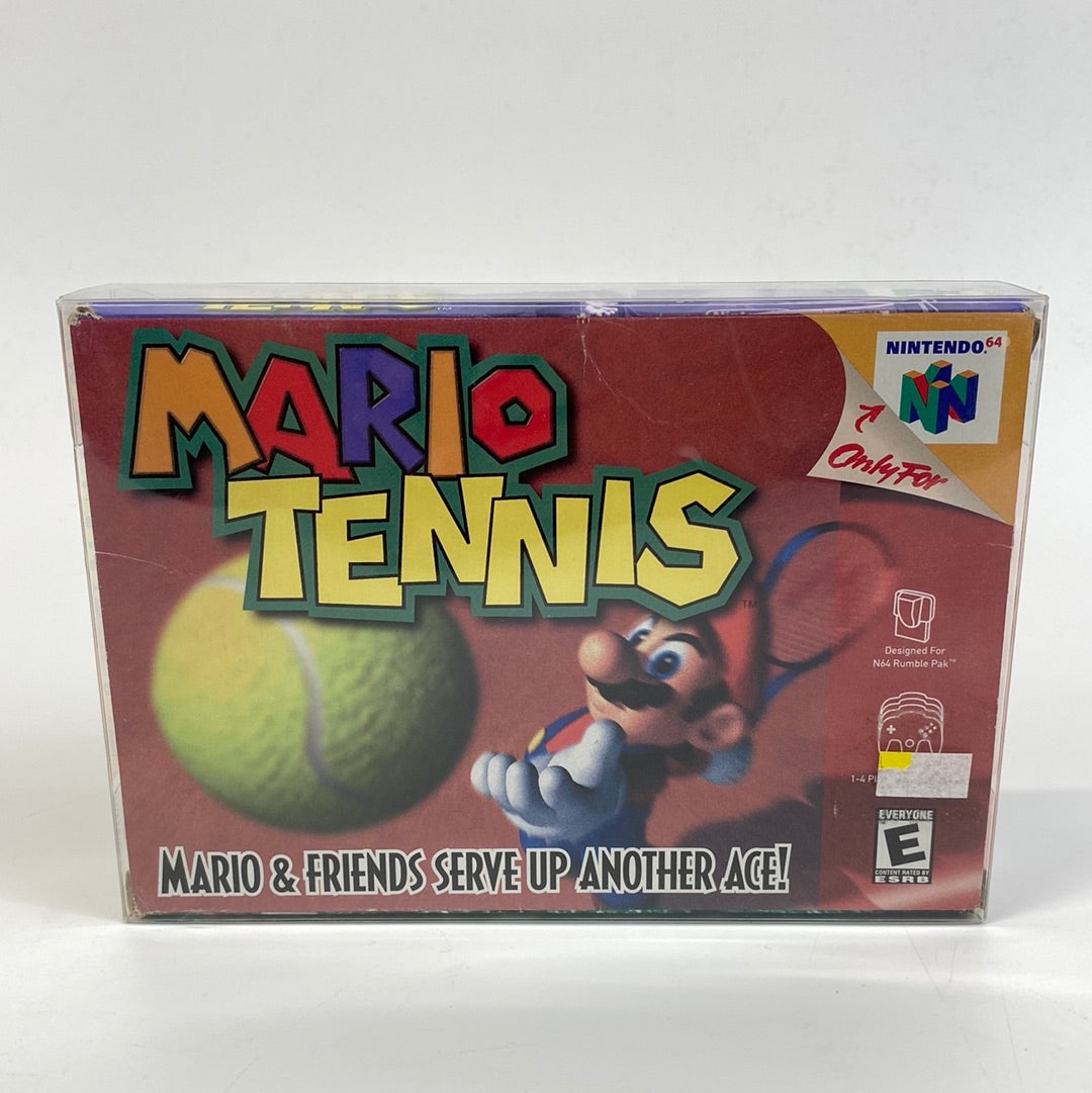 Mario Tennis (Nintendo 64, 2000) with Manual and Box