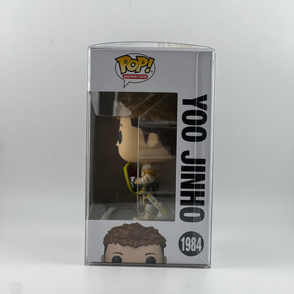 New Funko Pop Solo Leveling Yoo Jinho #1984 Figure with Protector