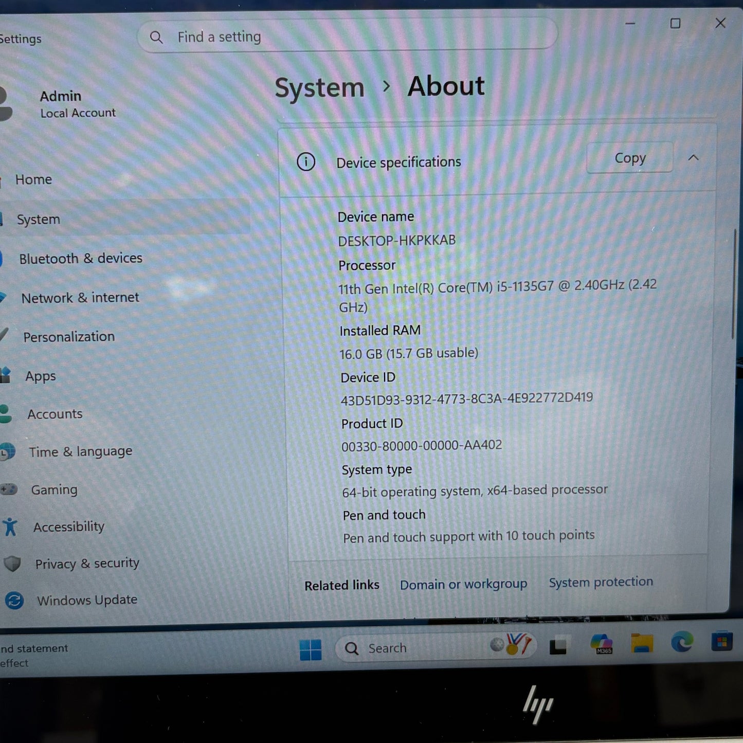 HP EliteBook x360 830 G8 14.4" i5-1135G7 2.4GHz 16GB RAM 256GB SSD