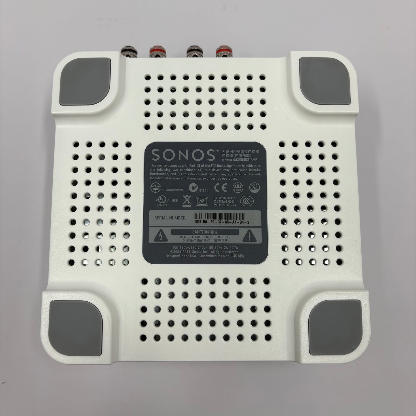 Sonos Connect Amp 2nd Generation Digital Streaming White