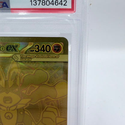 Pokémon TCG Mega Evolution Mega Lucario EX 188/132 English PSA 10 GEM MT