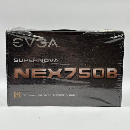 New EVGA SuperNOVA NEX 750B 80 Plus Bronze 750W Semi Modular Power Supply