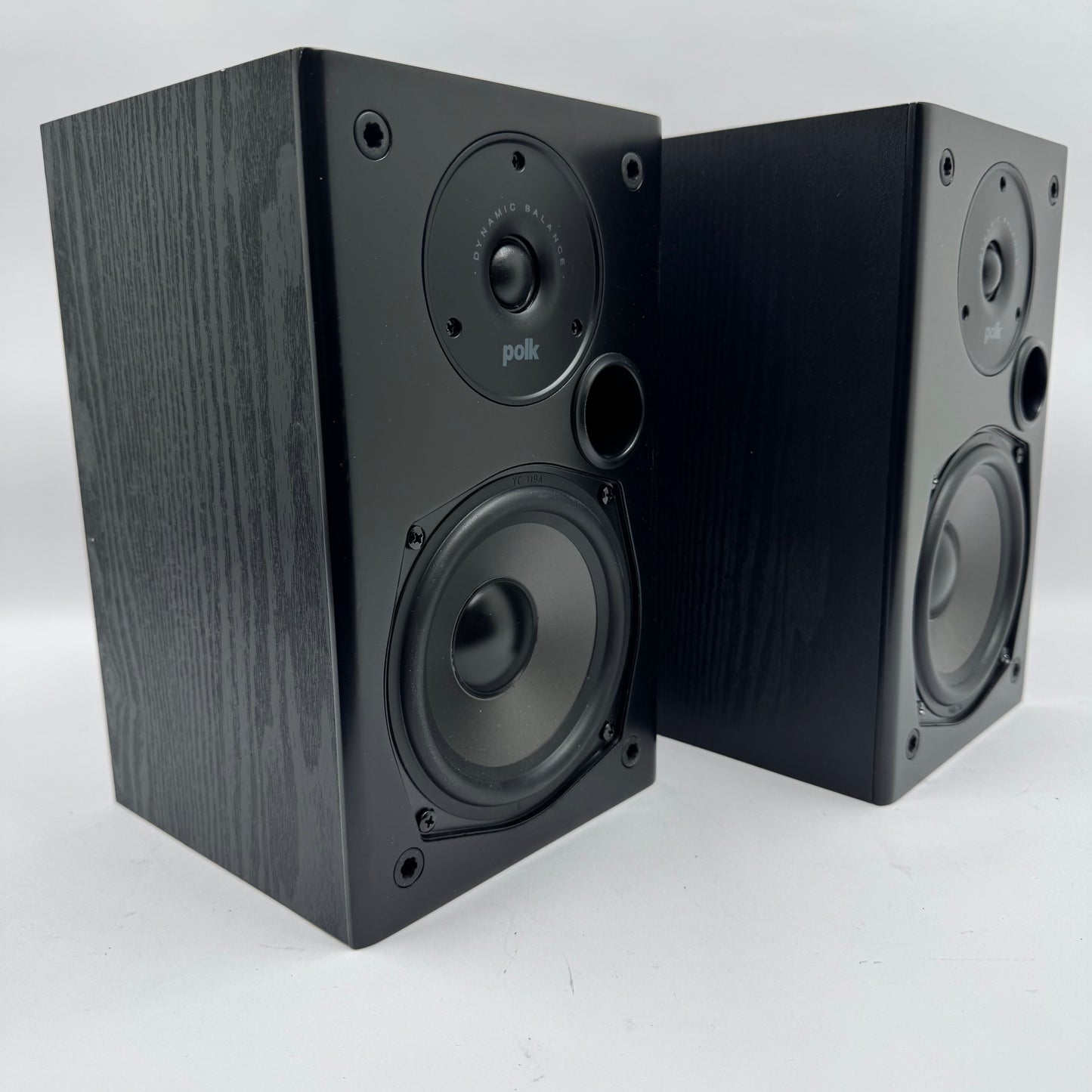 Polk Audio T15 Passive Bookshelf Speakers Black