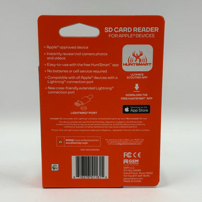 New Wildgame Innovations SD Card Reader WGI-WGICA0034