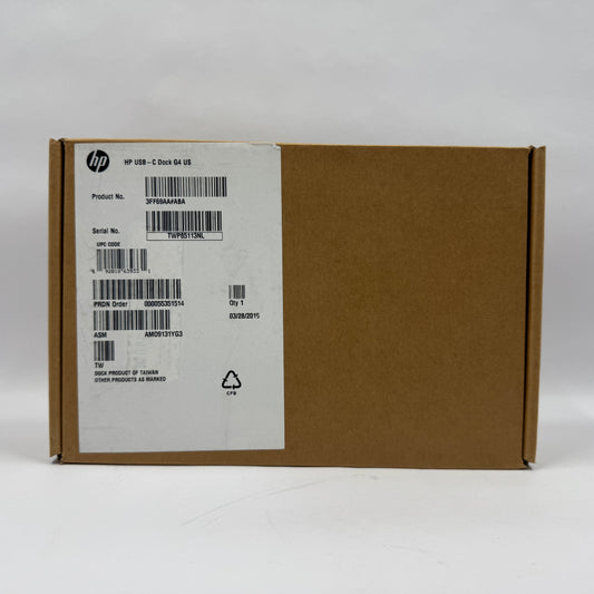 New HP USB-C Dock G4 Docking Station 3FF69AA