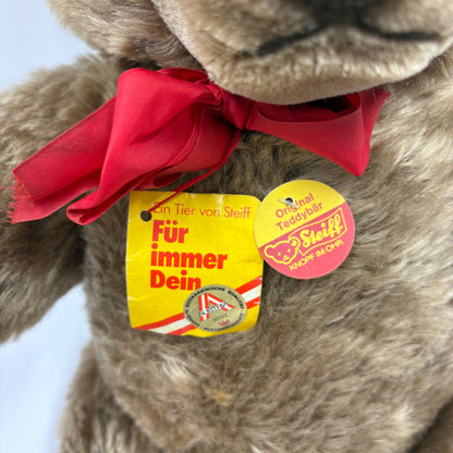 Steiff Original Teddy 20" Vintage Jointed Mohair Teddy Bear 0202/51 with Tags