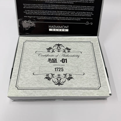 New Black Label: Victor Vran (Sony PlayStation 4, 2023) Cert #1725