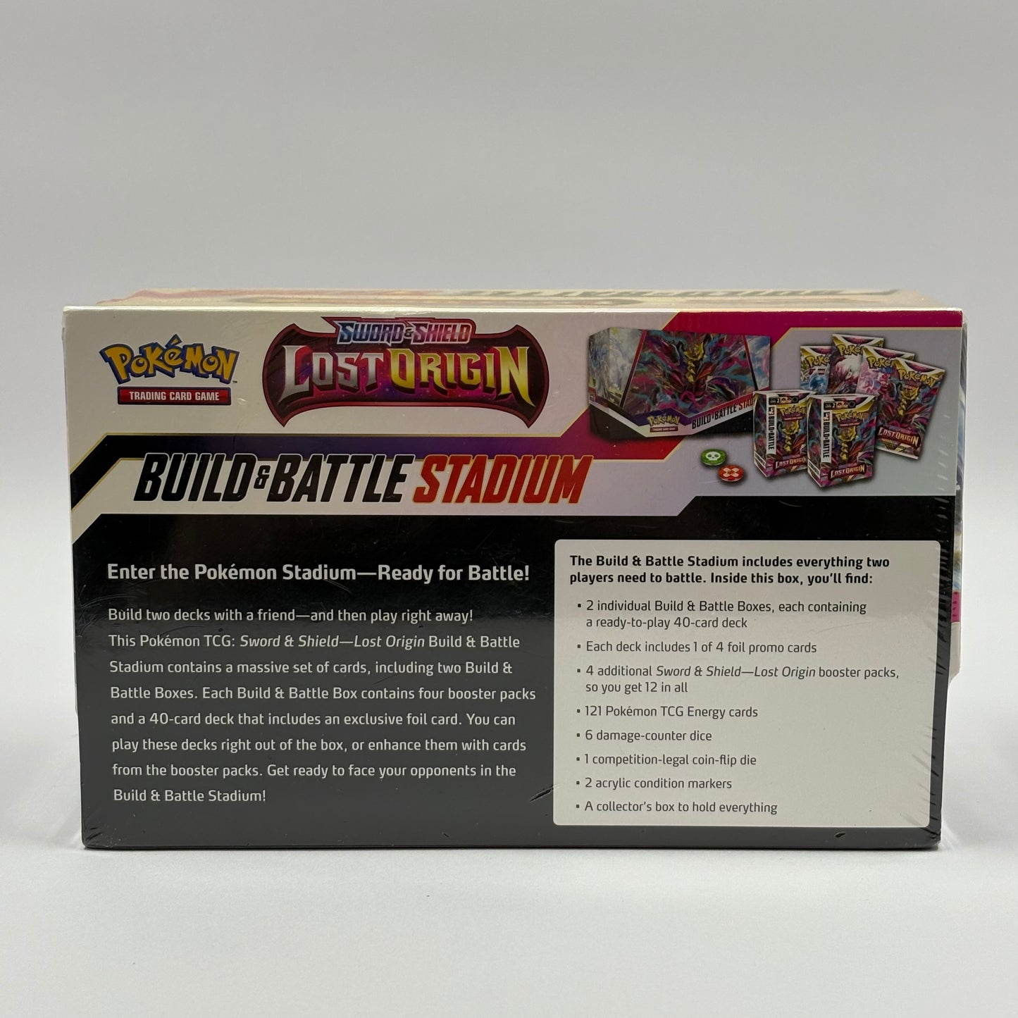 New Pokémon TCG Sword and Shield Lost Origin Build and Battle Stadium