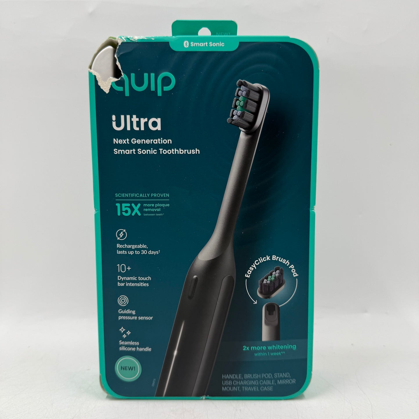 New Quip Ultra Smart Sonic Electric Toothbrush