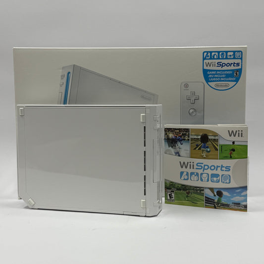 Nintendo Wii RVL-001 White Wii Sports Bundle