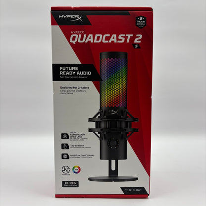 New HyperX QuadCast 2S USB Microphone