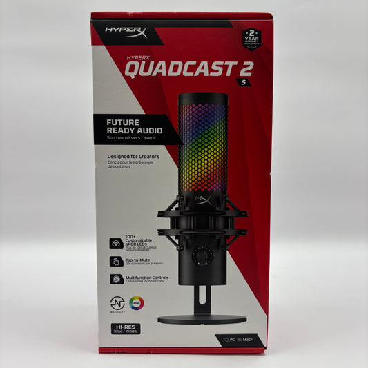 New HyperX QuadCast 2S USB Microphone