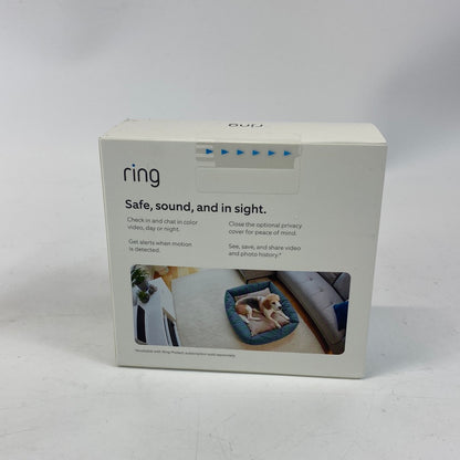 New Ring Indoor Plug-In 1080p Security Camera 2nd Gen Black