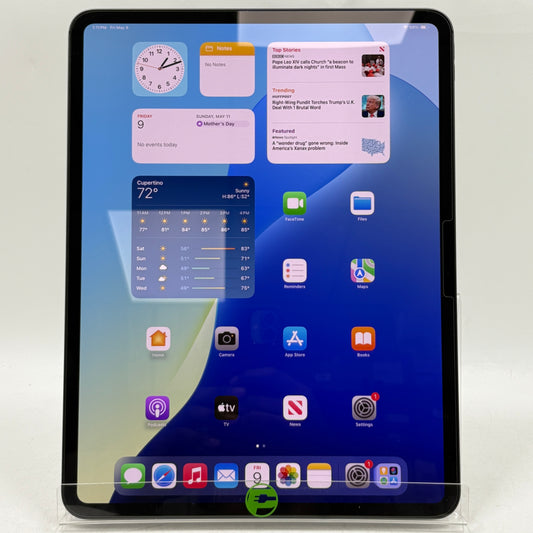WiFi Only Apple iPad Pro 13" M4 256GB 18.3.2 Space Gray MVX23LL/A