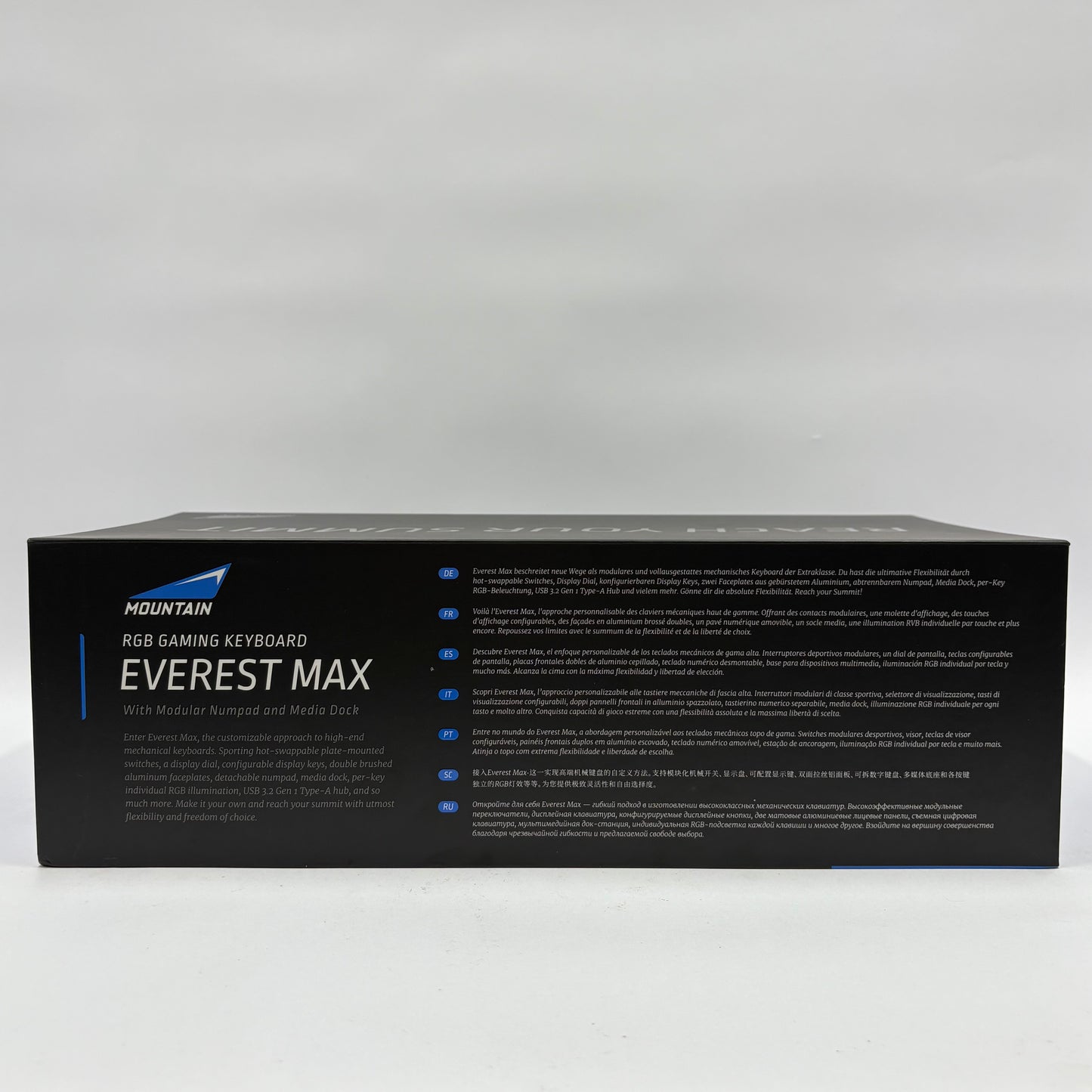 Mountain Everest Max Black MG-EVK1B-CR1-US For PC