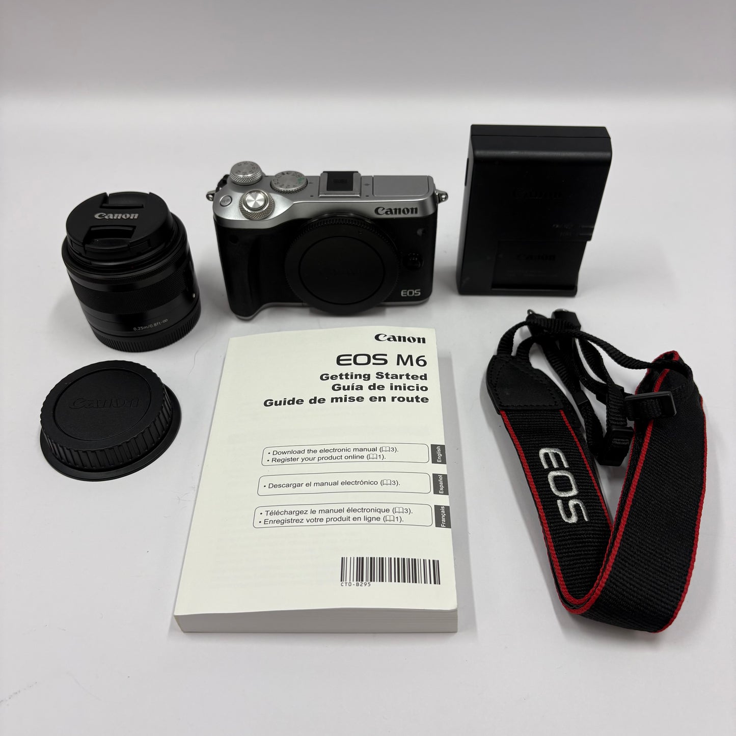 Canon EOS M6 24MP Mirrorless Camera