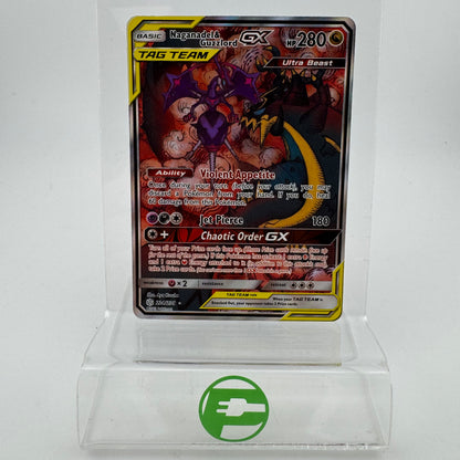 Pokémon TCG Cosmic Eclipse Naganadel & Guzzlord GX #224 Holo English NM