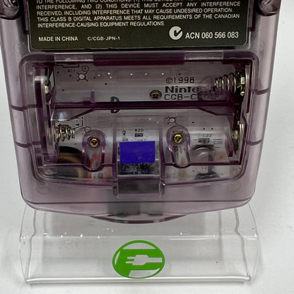 Nintendo Game Boy Color Handheld Game Console CGB-001 Atomic Purple