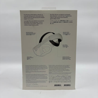 Meta Quest 2 Elite Strap with Battery Headset ME29EM