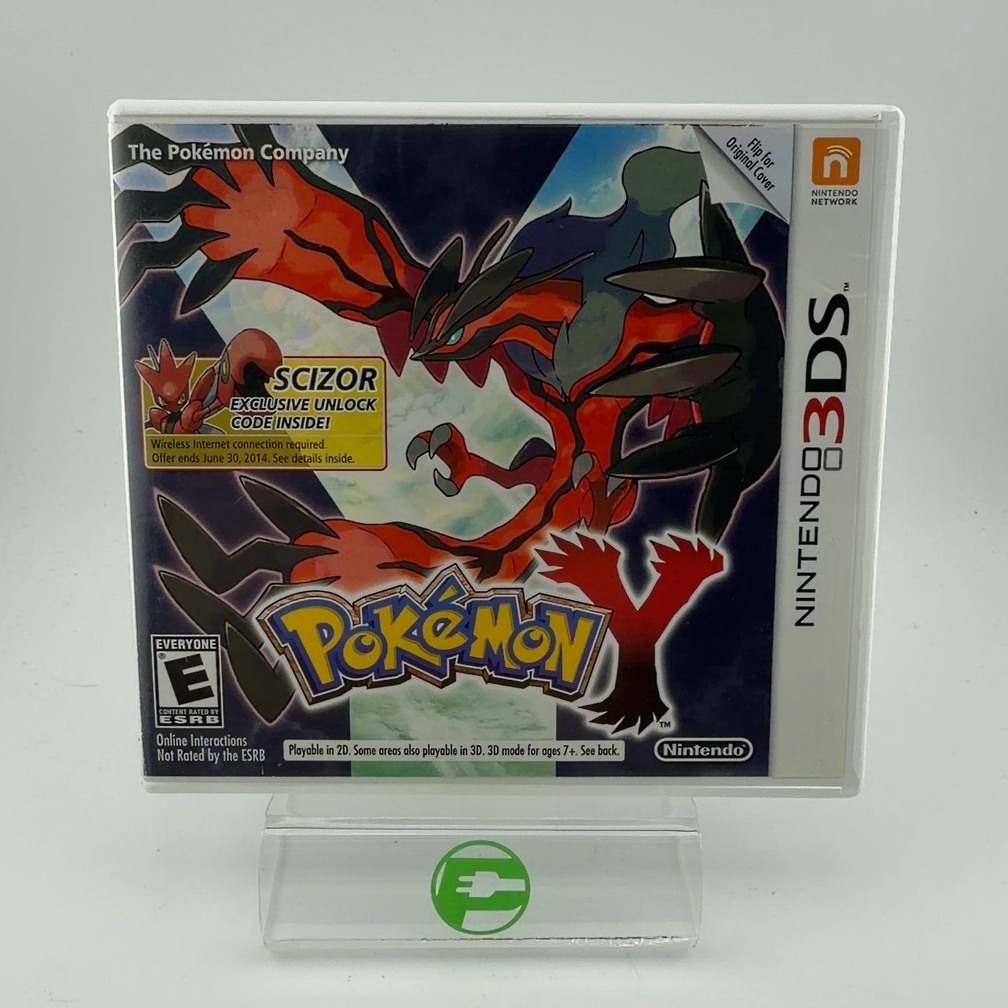 Pokemon Y [Scizor] (Nintendo 3DS, 2013)