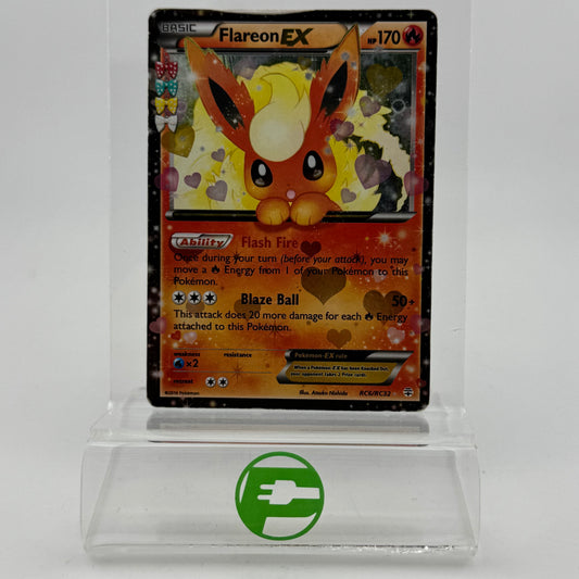 Pokémon TCG Generations Flareon EX #RC6 Holo English