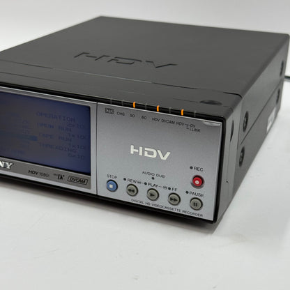 Sony HDV 1080i Digital HD Videocassette Recorder HVR-M10