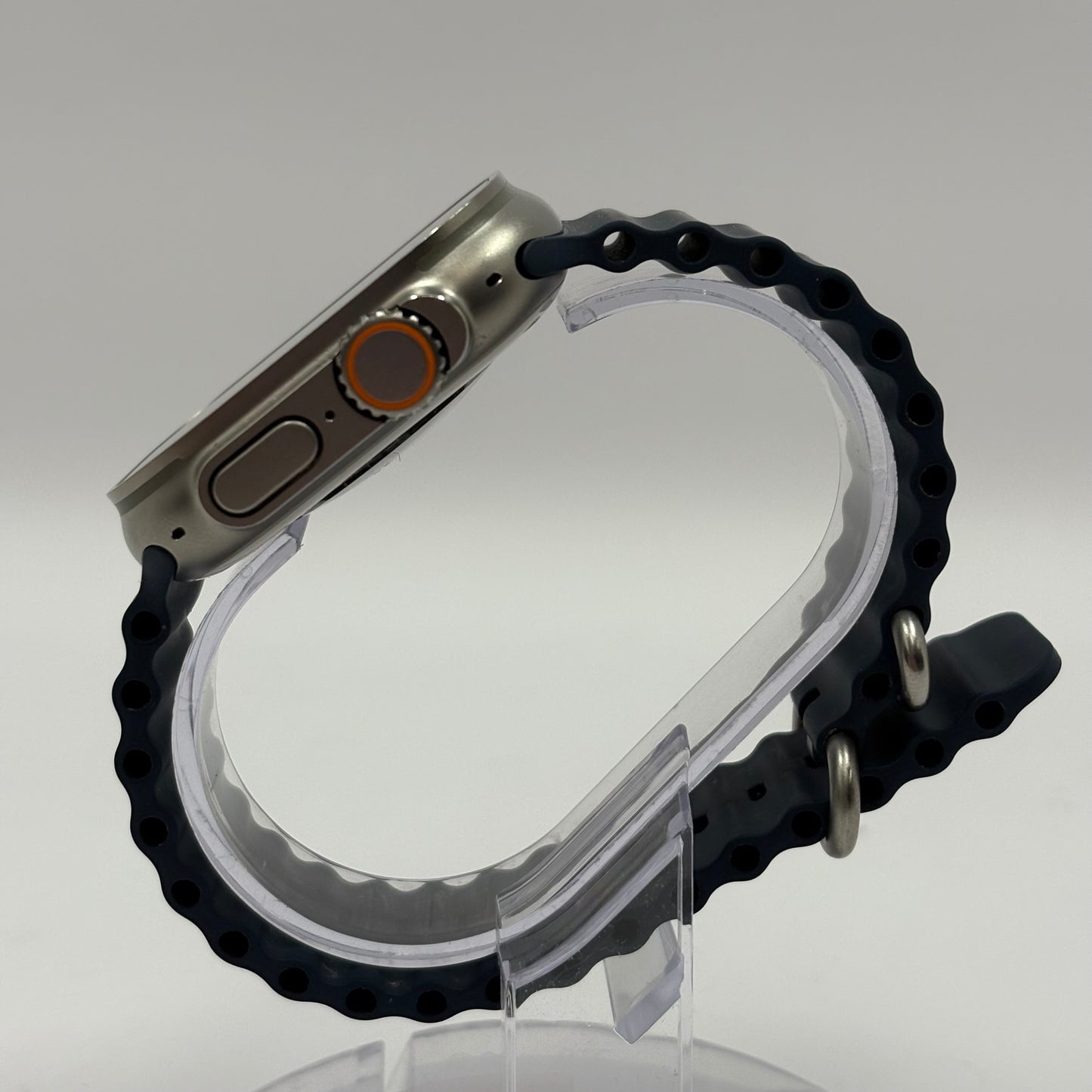 Unlocked Apple Watch Ultra 2 49MM Silver Titanium Blue Ocean Band
