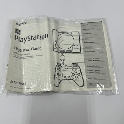 Sony PlayStation Classic Gray Console Gaming System SCPH-1000R