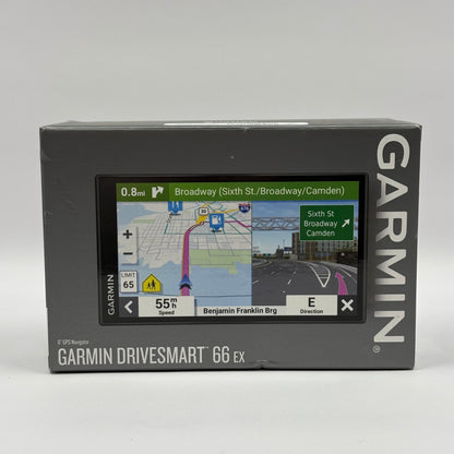 New Garmin DriveSmart 66 EX 6" GPS Navigator 010-02469-13