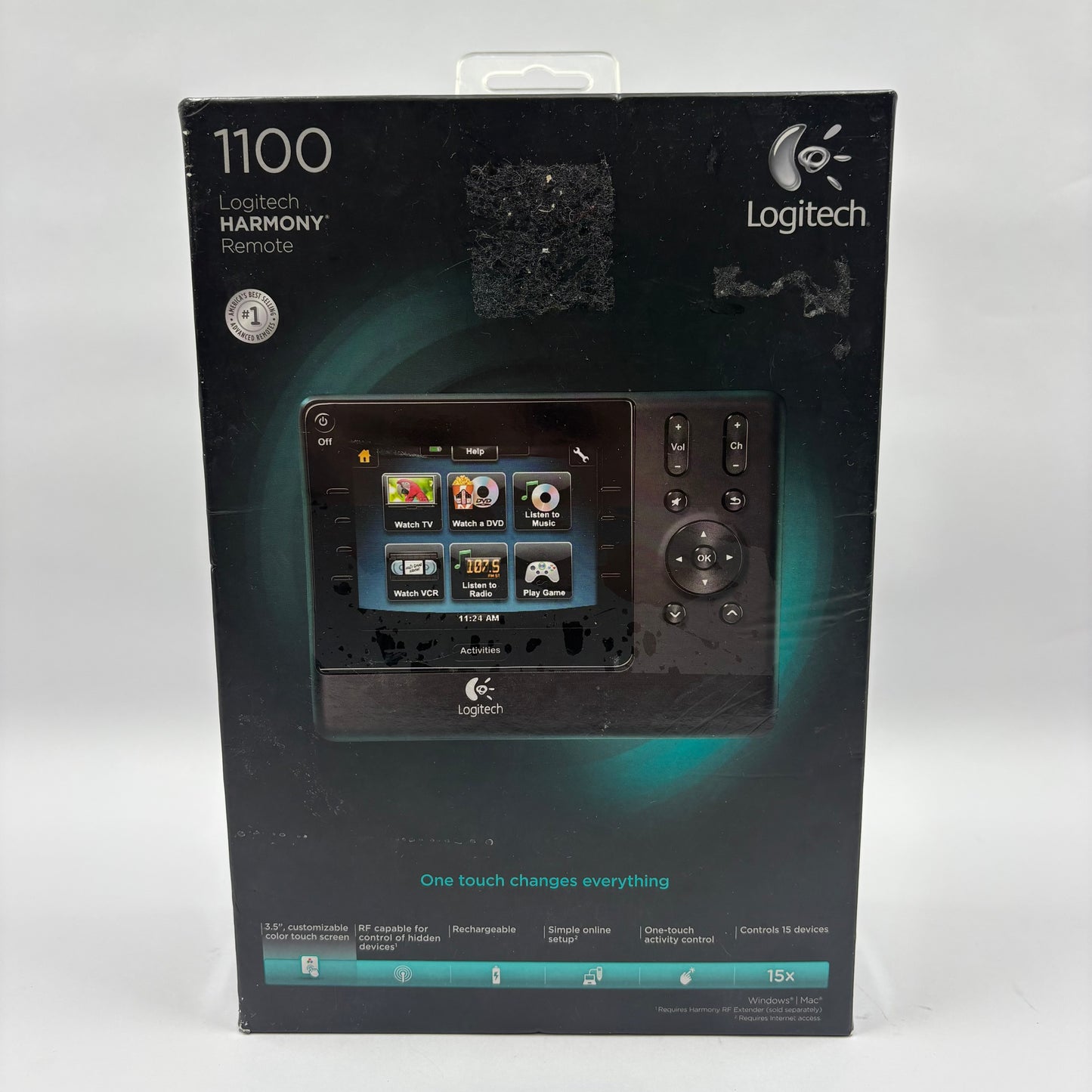 Logitech 1100 Harmony Remote Universal Remote Control 915-000074