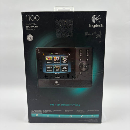 Logitech 1100 Harmony Remote Universal Remote Control 915-000074 Read