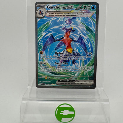 Pokémon TCG Paradox Rift 	Garchomp ex #245 Holo English NM
