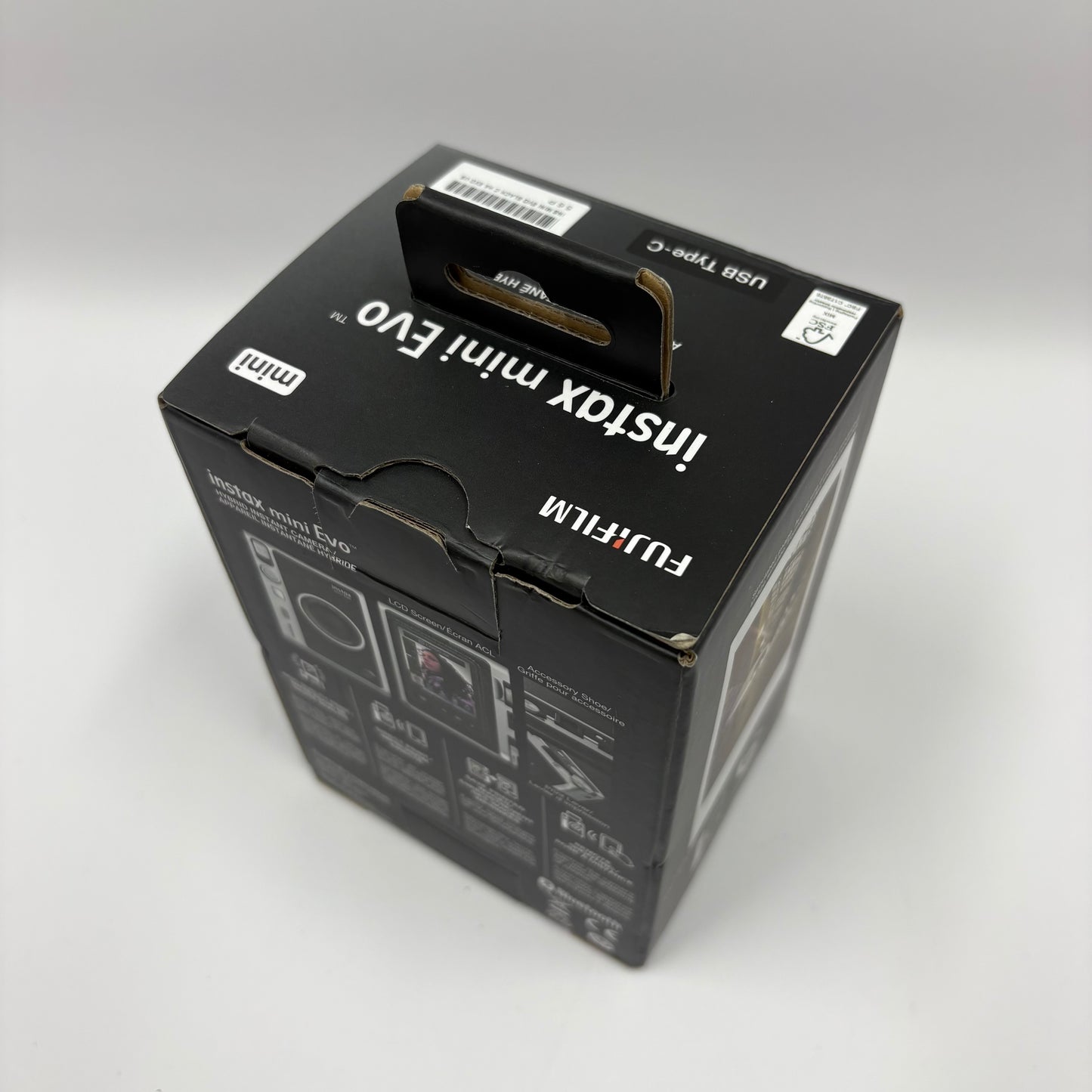 New Fujifilm Instax Mini Evo Hybrid Instant Camera Black