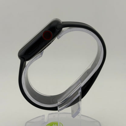 Unlocked Apple Watch Series 8 41MM Midnight Aluminum Black Sport Band