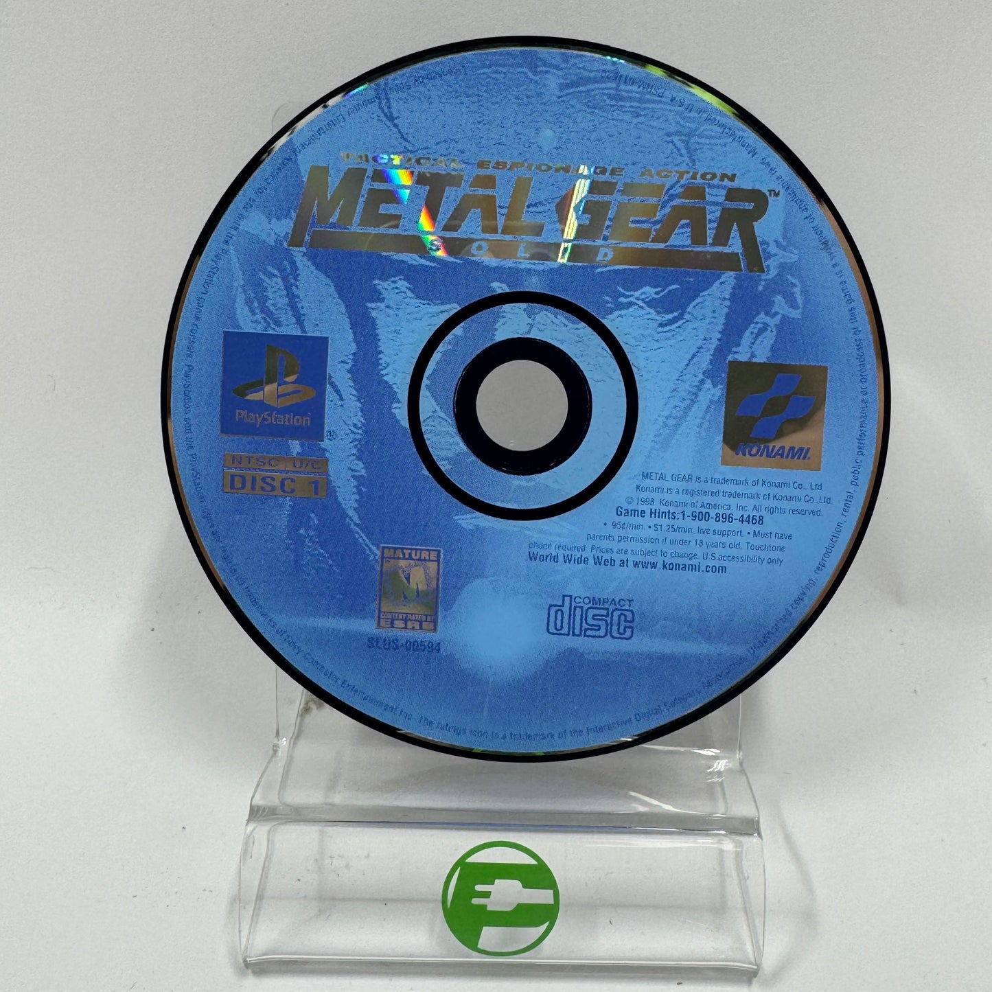 Metal Gear Solid (Sony PlayStation 1 PS1, 1998)