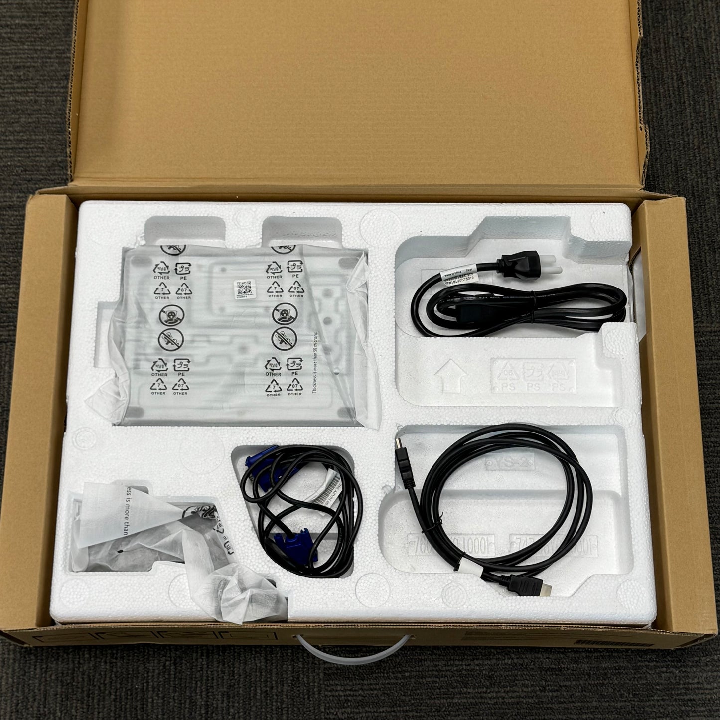 New Lenovo ThinkVision 23.8" S24E-20 FHD WLED 60Hz LED Monitor