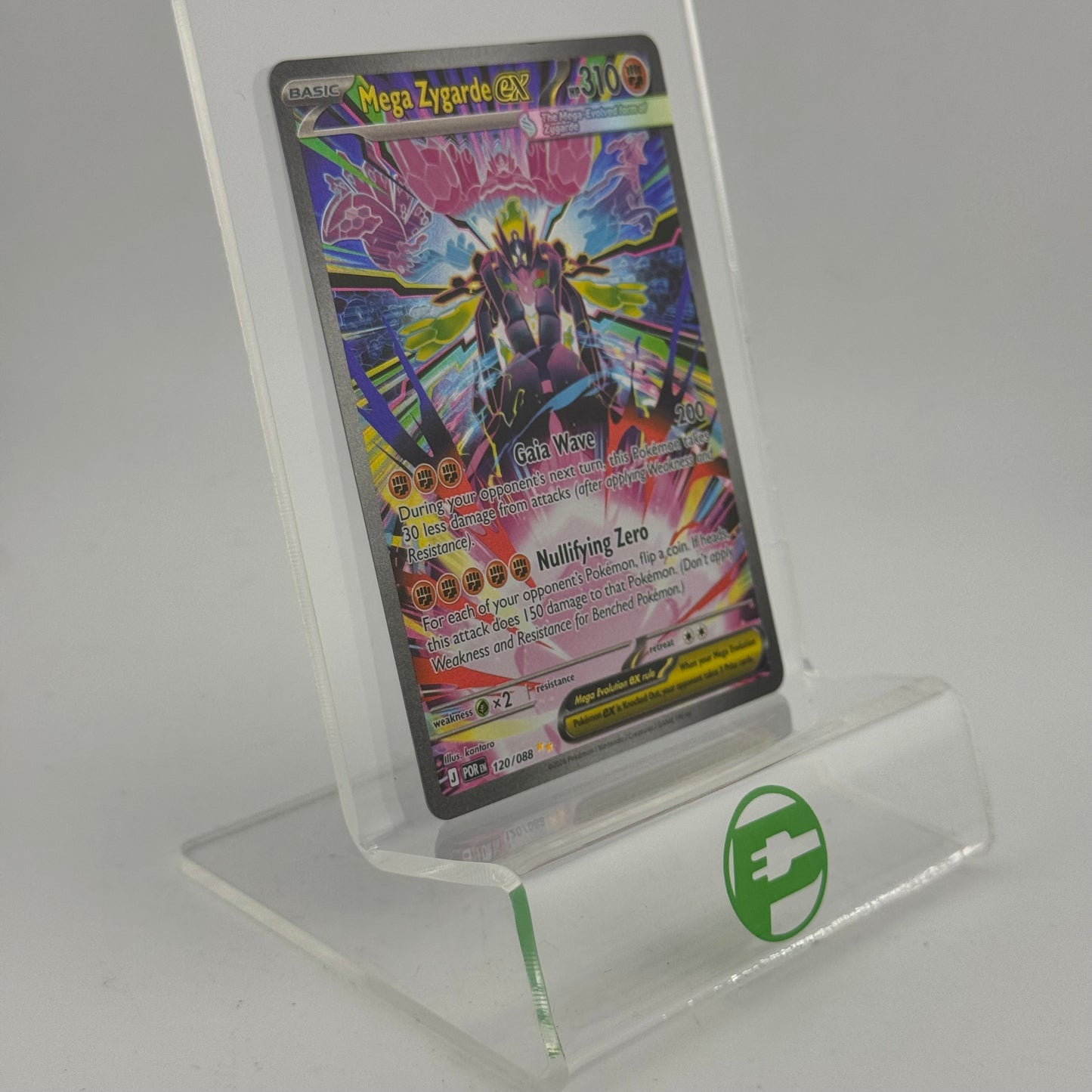 Pokémon TCG Perfect Order Mega Zygarde ex #120 Holo Textured English LP