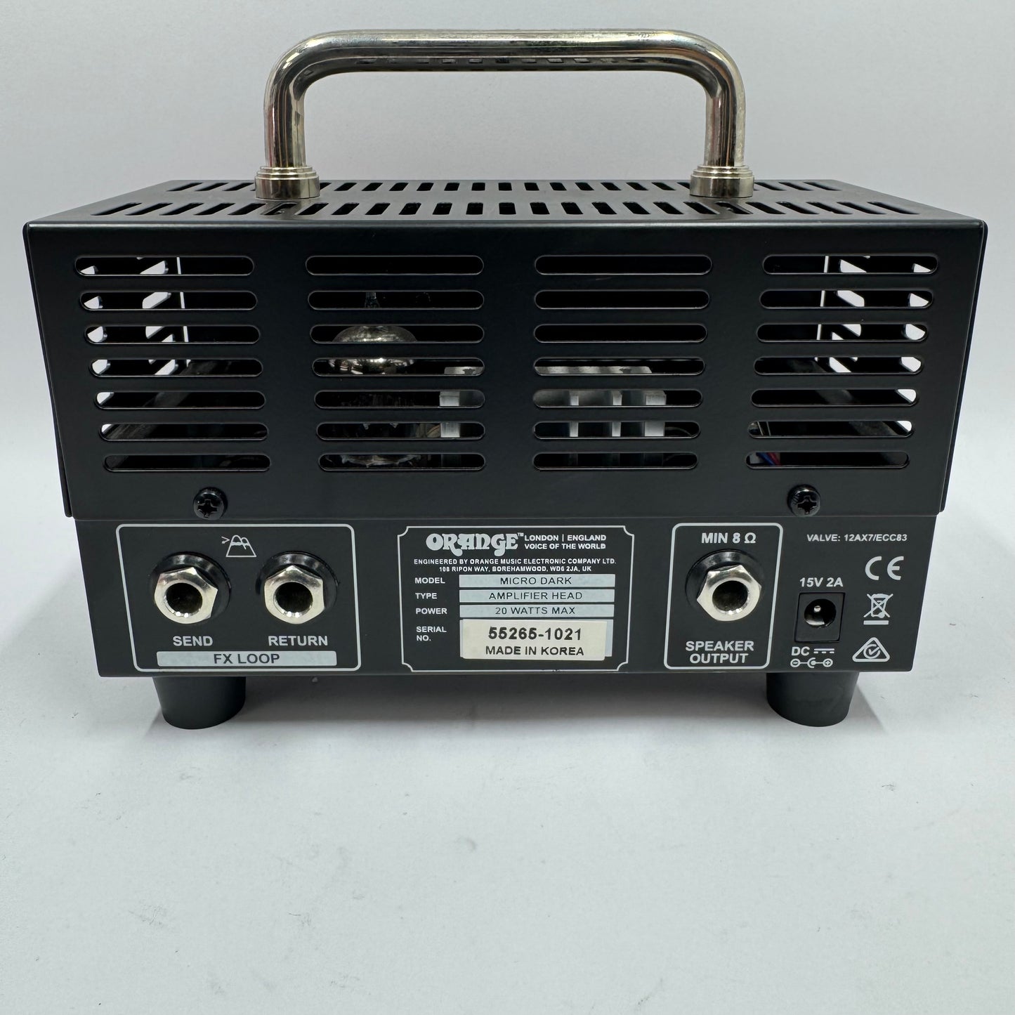 Orange Micro Dark 20W Tube Hybrid Amplifier Head No Power Cable