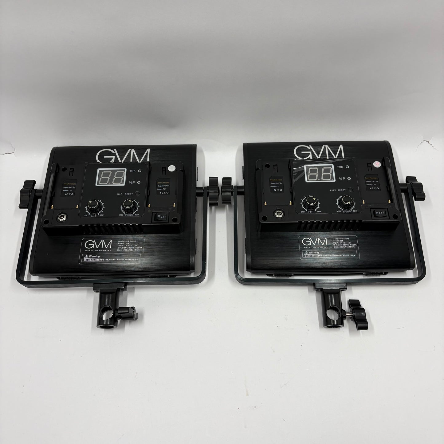 Great Video Maker GVM-560AS Studio Video Lights Outdoor 2 Lights