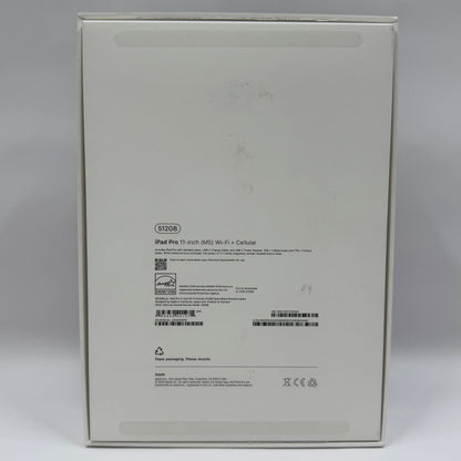 Unlocked Apple iPad Pro 11" M5 512GB Space Black ME2Q4LL/A