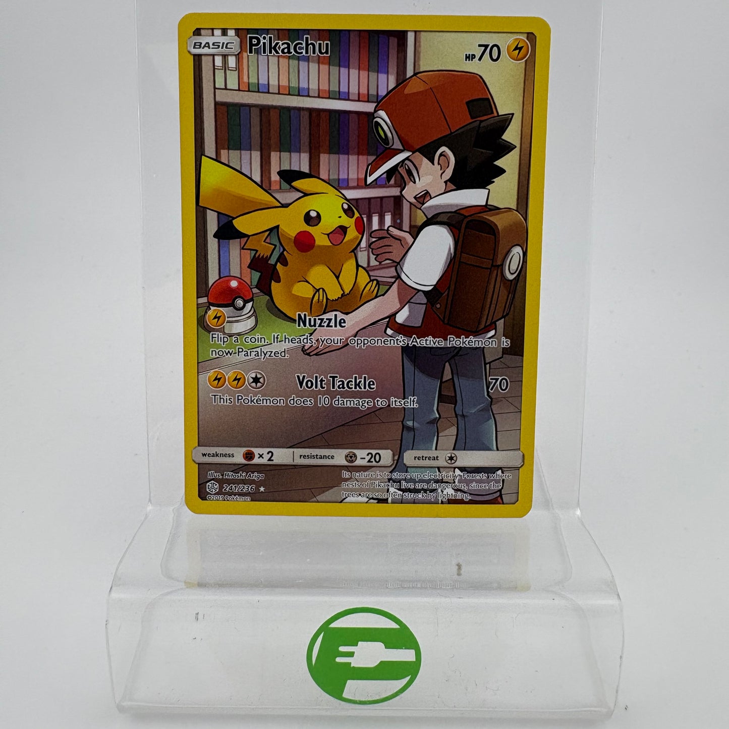 Pokémon TCG Cosmic Eclipse Pikachu #241 Holo English LP