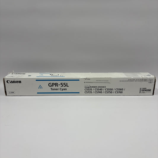 New Canon GPR-55L Cyan Toner Cartridge 0485C003